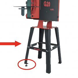 PIEDS UNIVERSELS BACKSTAND GOSET G10 ET G20