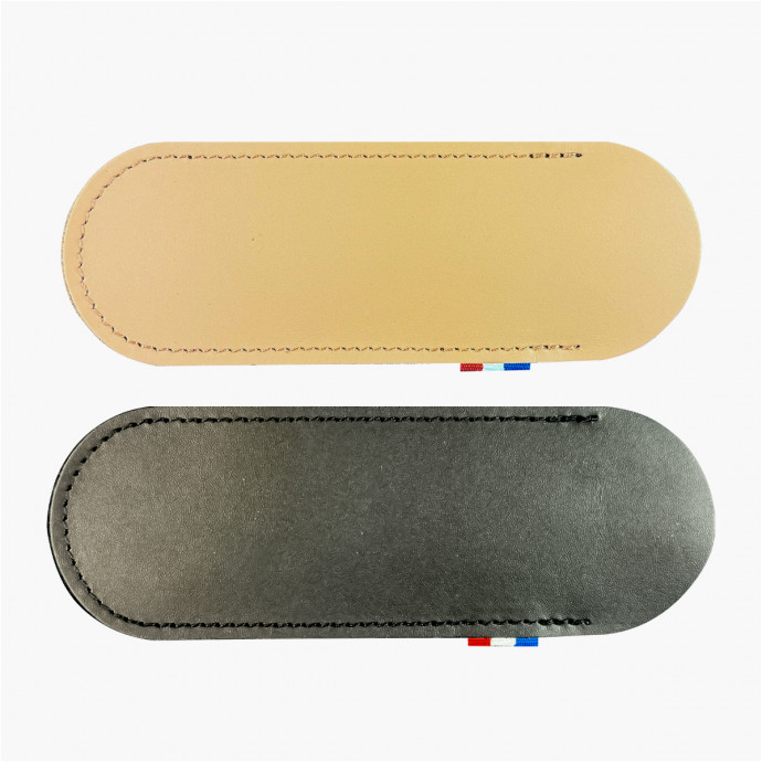 Etui de couteau pliant en cuir - Drapeau