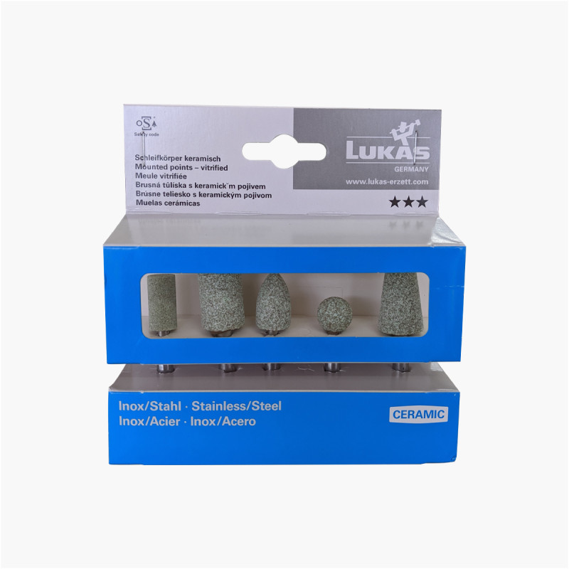 Assortment 5 wheels on stem Ø 6 - Ceramics