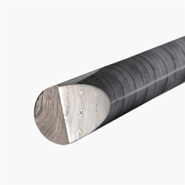 Damas inoxydable - Damasteel® DS93X - Dense Twist ROND