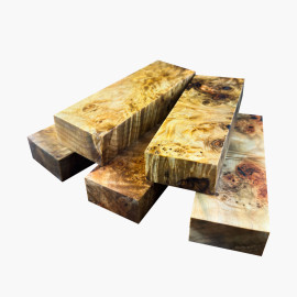 Blocs d'erable échauffé stabilisé