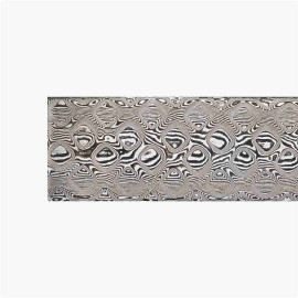 DSC forged carbon damascus steel - Pyramid