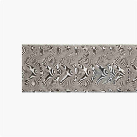 DSC forged carbon damascus steel - Boomerang