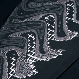 Damascus Baker Forge - Disturbed GoMai Stitch Shim - Chevron