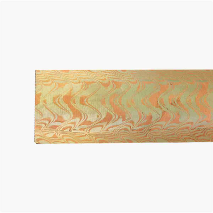 Damas Mokume Cuivre/Maillechort - Boomerang