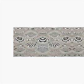 Forged carbon damascus steel DSC - Rhombi