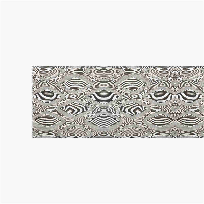 Forged carbon damascus steel DSC - Rhombi