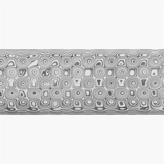 Damas inoxydable - Damasteel® DS93X - Rose