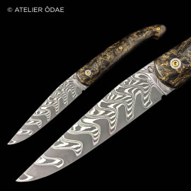 Damascus Futuron - Elmax Core - Waves Pattern