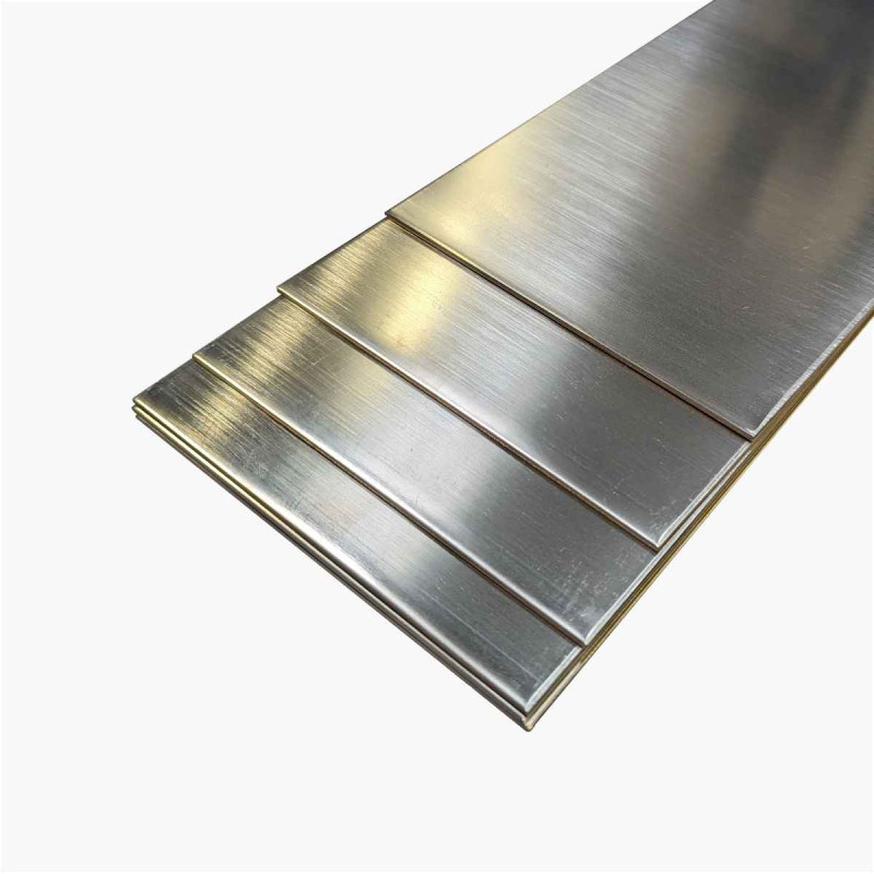 White silver nickel sheets for knifemaking