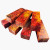 Stabilized amboyna tree burr block - Red
