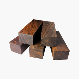 Stabilized walnut wood block