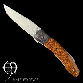 Micarta Platten - Jute Natural