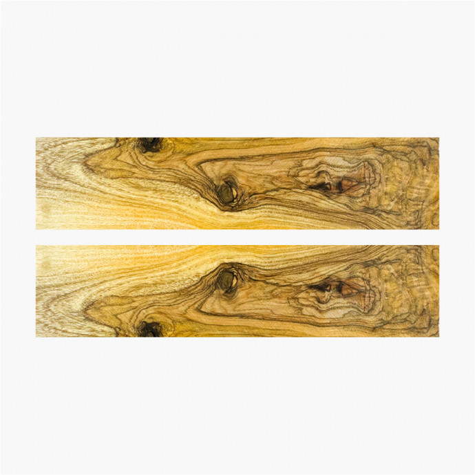 Natural olive wood scales - Superior quality