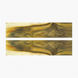 Natural pistachio tree wood scales