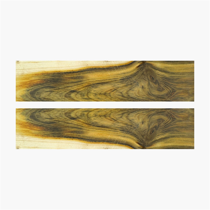 Natural pistachio tree wood scales