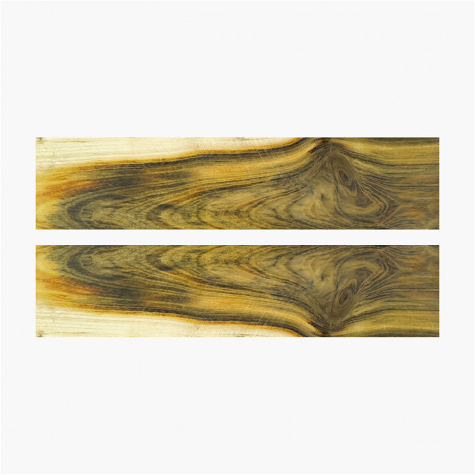 Natural pistachio tree wood scales