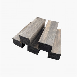 Natural ebony wood blocks