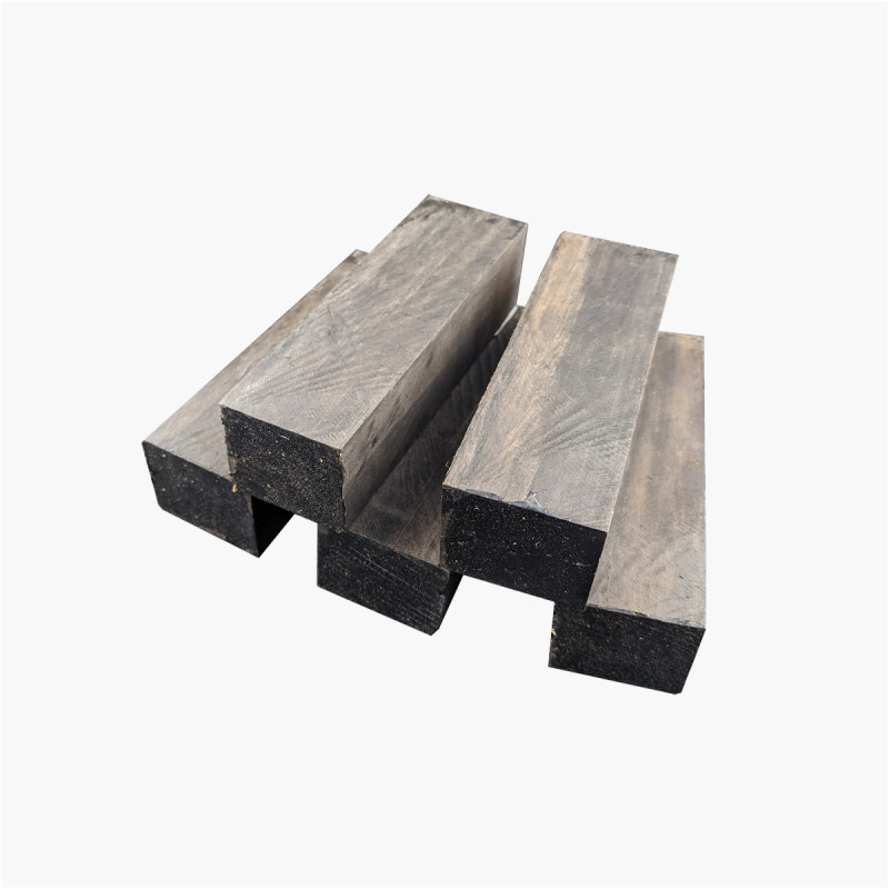 Natural ebony wood blocks