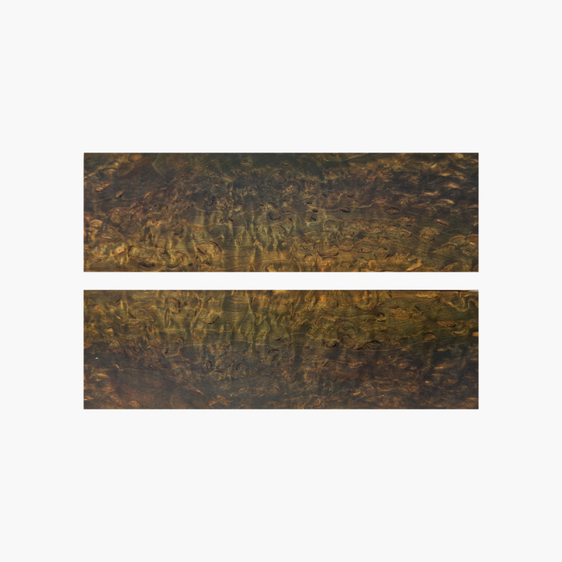 Stabilisierte Birkenblister - Braun