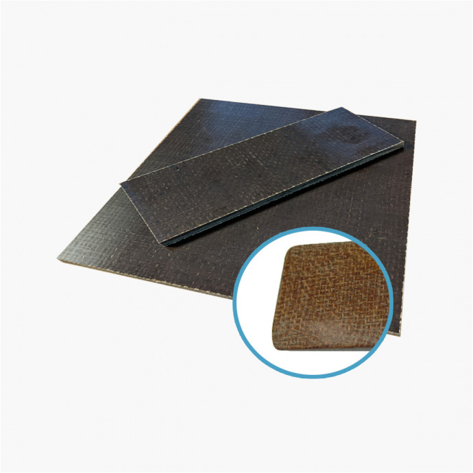 Micarta Platten - Jute Natural