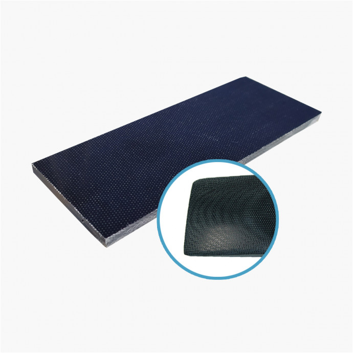 Micarta Platten - Leinwand Schwarz