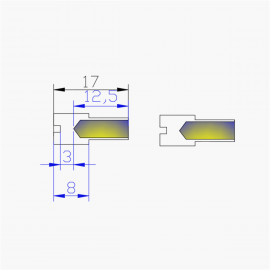Rivets corby - Laiton