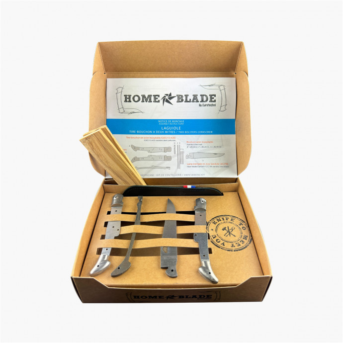 Couteau en kit pliant - Laguiole Tire Bouchon - HOME BLADE