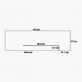 Grad 5 Titanplatten für Liner Lock