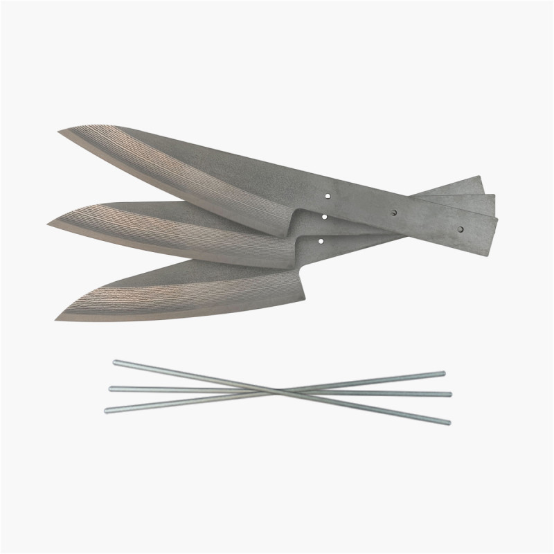 Kitmesser - Gyuto VG10 - 3 Stück