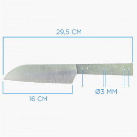 Küchenmesser im Kit - SANTOKU 14C28N - HOME BLADE