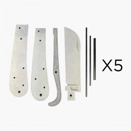 Couteau en kit - London Plein manche - 5 pieces