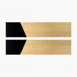 Hybride Holzblister - Stabilisierte Asche - Schwarzes...