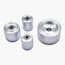 Set of 4 drive rollers for knife belt grinder