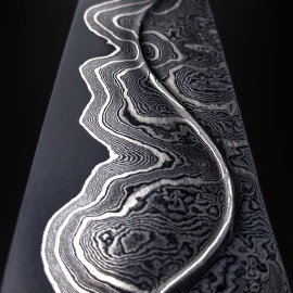 Damas Baker Forge - IceStorm Ni Shim - Wavy