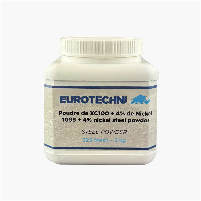 Poudre d'acier carbone XC100 + 4% de Nickel pour Damas canister
