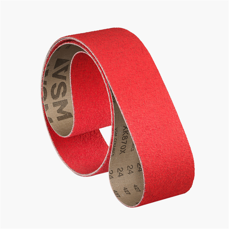 Abrasive belts rigid XK870X ceramic grains