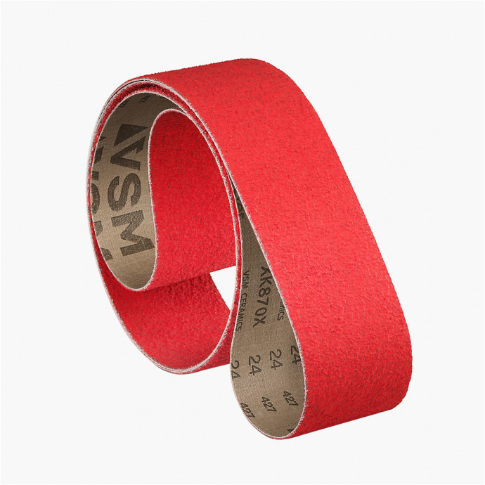 Abrasive belts rigid XK870X ceramic grains