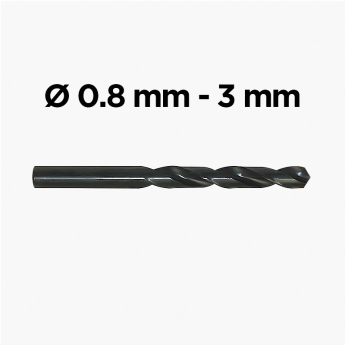 FORETS HSS 960 Schnellstahl Ø 0,8 bis 3,0 mm.