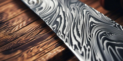 Comment révéler les motifs d'une lame en acier Damas ?